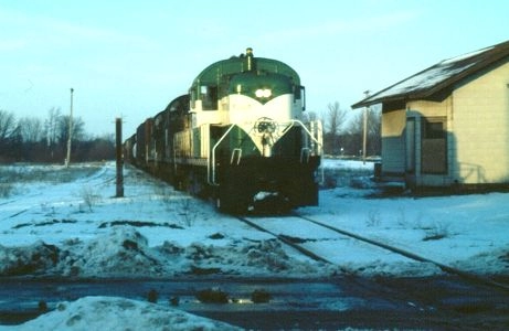 GRI Howard City MI Depot and train